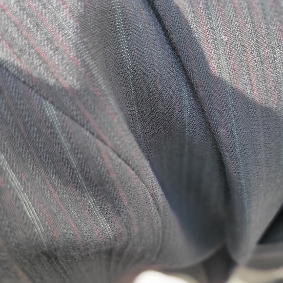 Anne Klein 2pc blue pinstriped skirt  suit size 12 - Picture 5 of 5